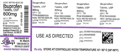 929-20 - IBUPROFEN 60760 929 20